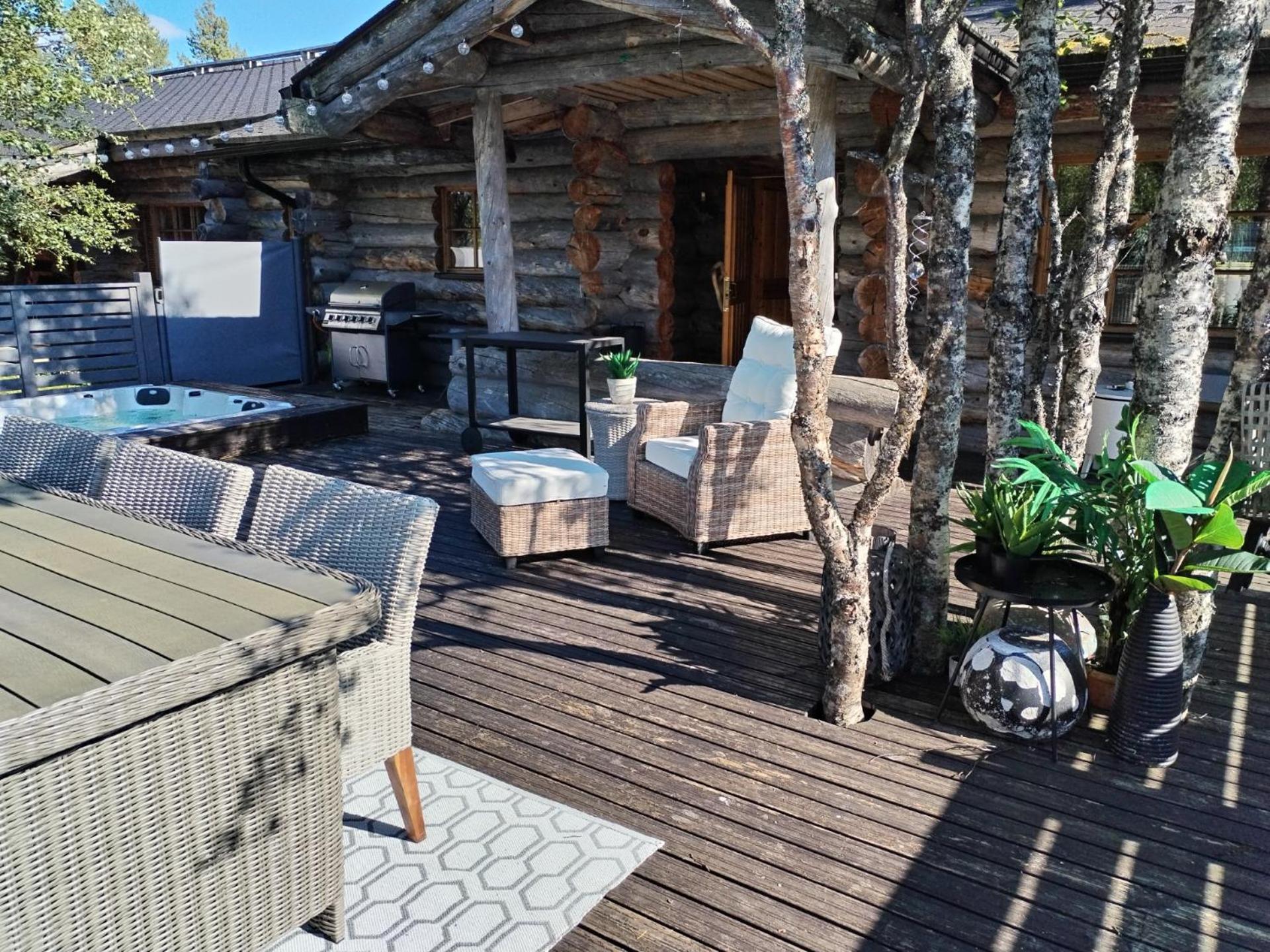 Kuukkeli Log Houses Teerenpesae - Premium Suite A48 Saariselkä Buitenkant foto