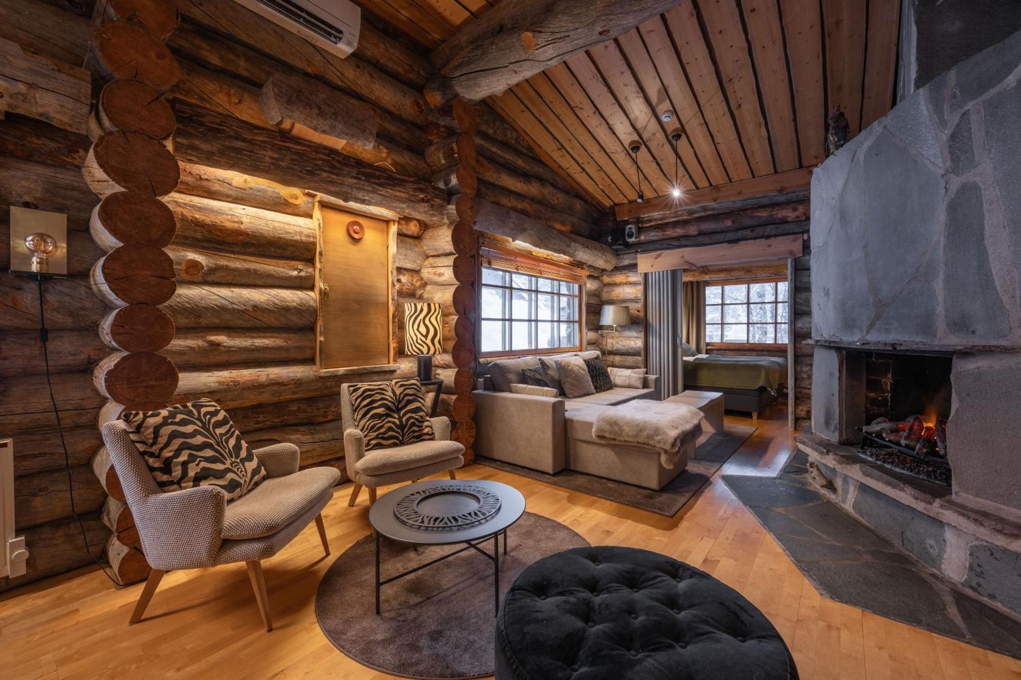 Kuukkeli Log Houses Teerenpesae - Premium Suite A48 Saariselkä Buitenkant foto