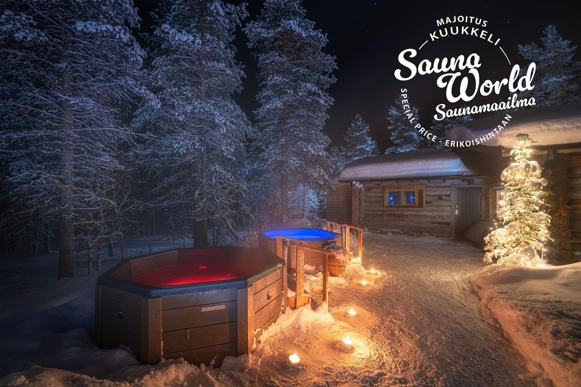 Kuukkeli Log Houses Teerenpesae - Premium Suite A48 Saariselkä Buitenkant foto