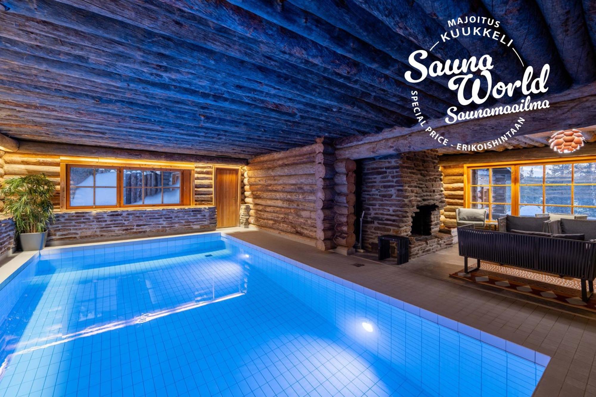 Kuukkeli Log Houses Teerenpesae - Premium Suite A48 Saariselkä Buitenkant foto