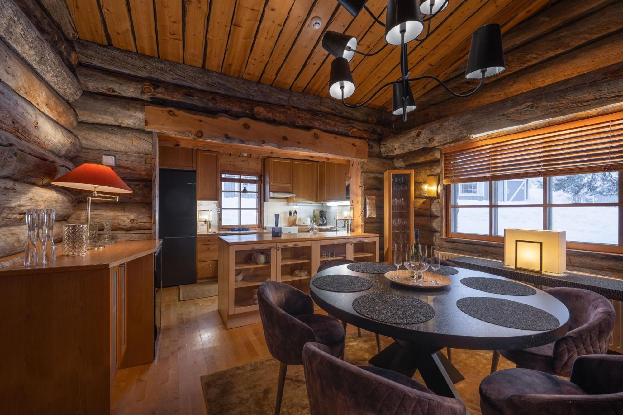 Kuukkeli Log Houses Teerenpesae - Premium Suite A48 Saariselkä Buitenkant foto